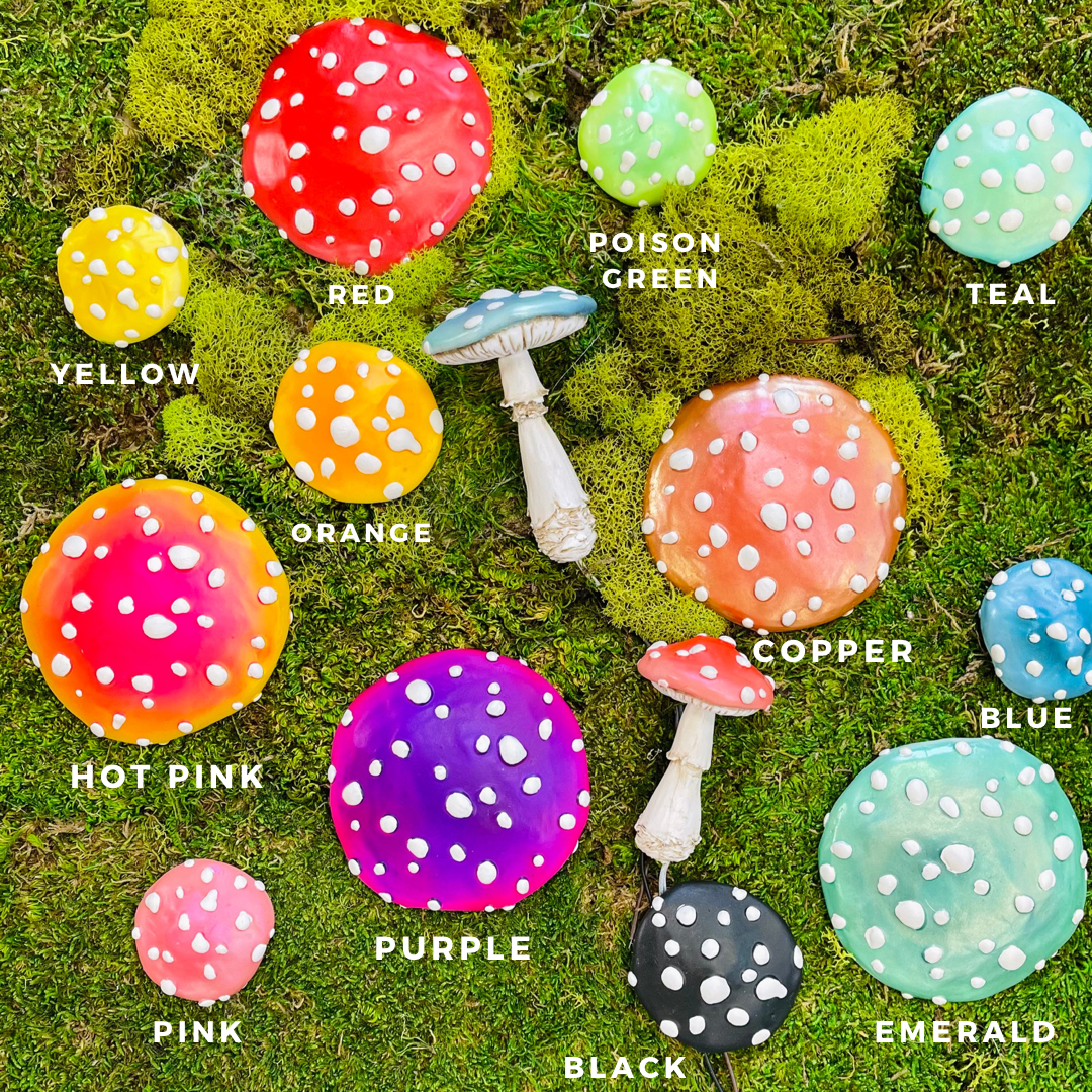 Set of 3 LED Mushrooms