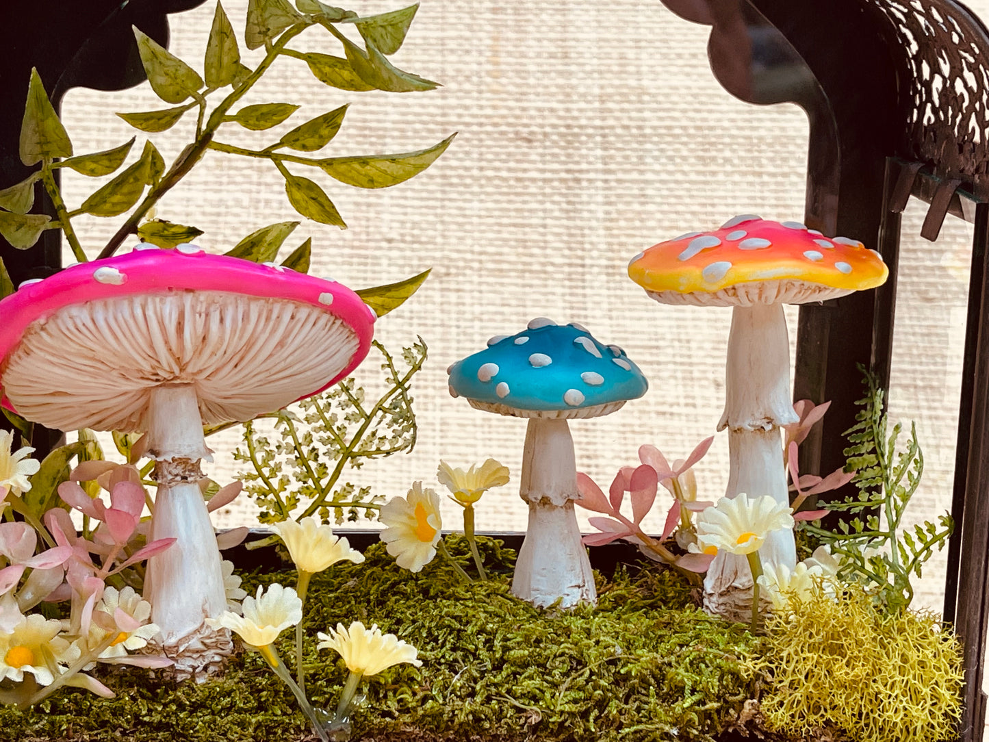 Set of 3 LED Mushrooms