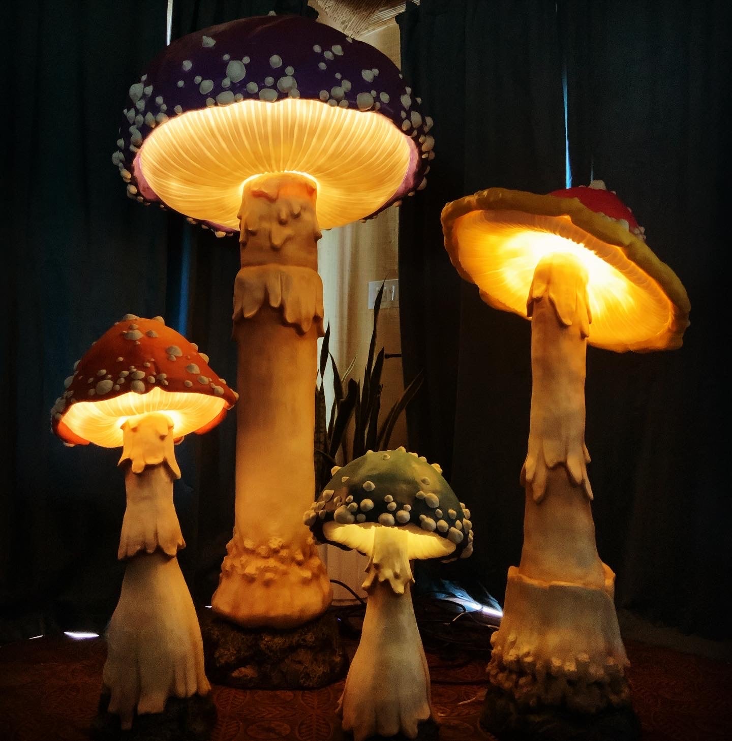 Small LED Glowing Mushroom