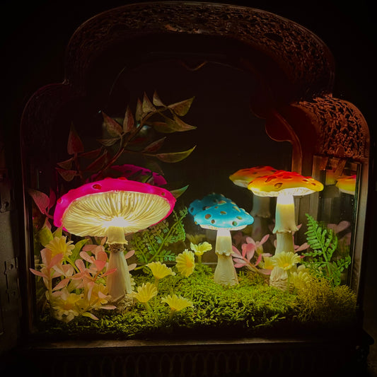 Set of 3 LED Mushrooms